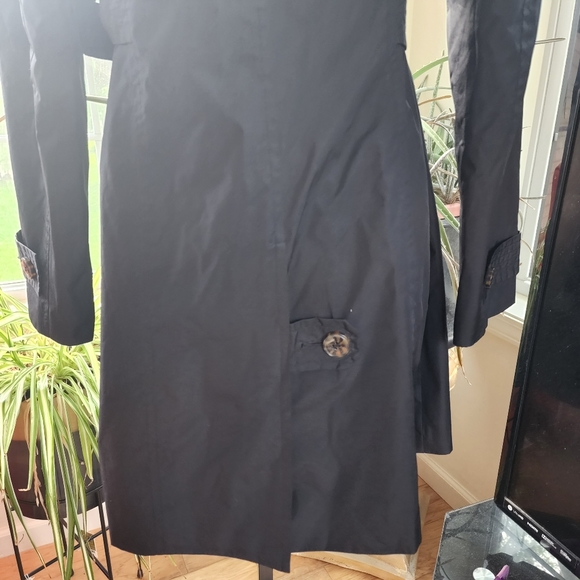 Marvin Richards Women's Lightweight Belted Trench Coat Size Small - Picture 8 of 13